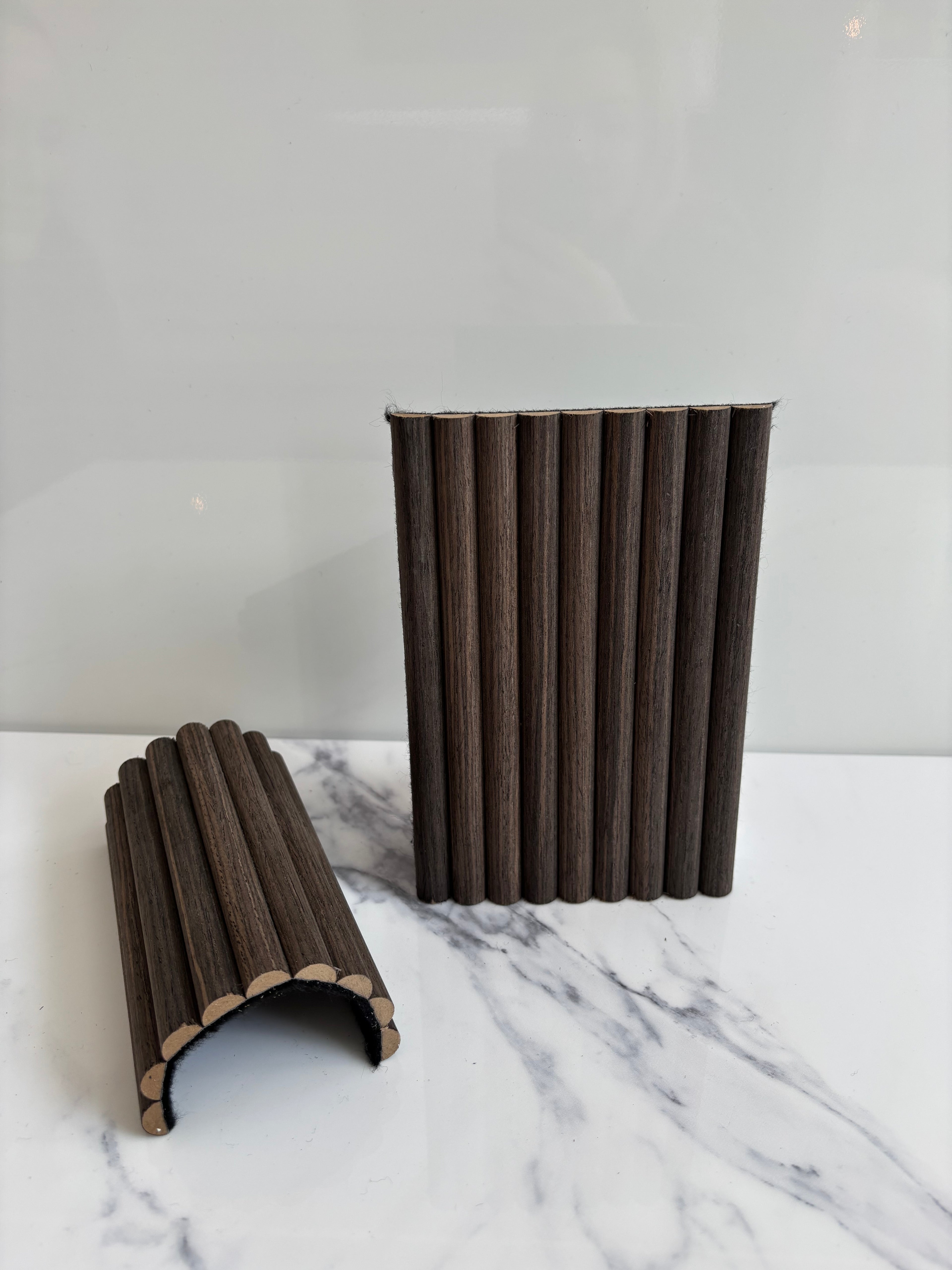 MDF Reykt eik/hringlaga - Mynstur 6-13mm