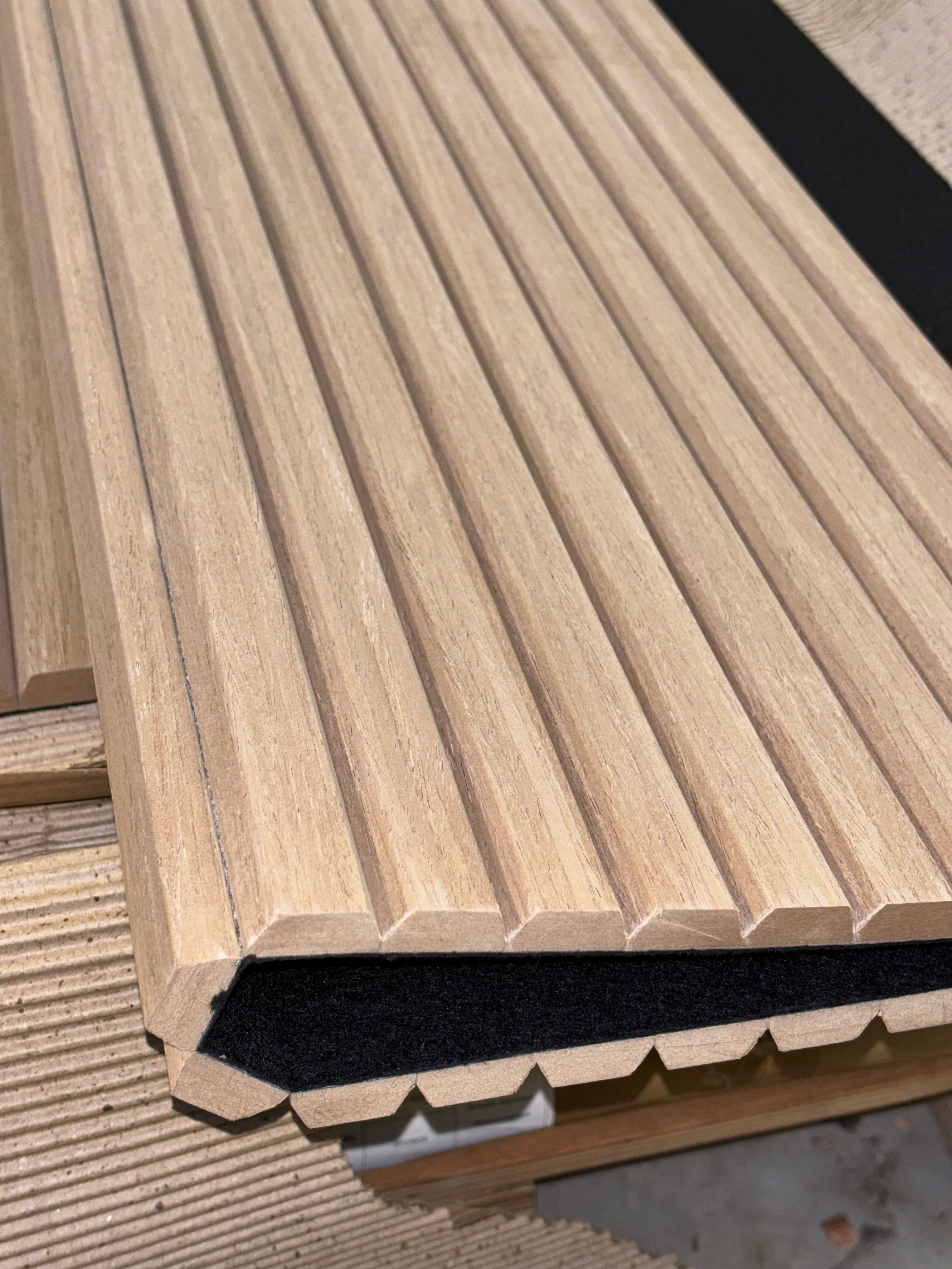 MDF Hnotubrúnn/kassalaga