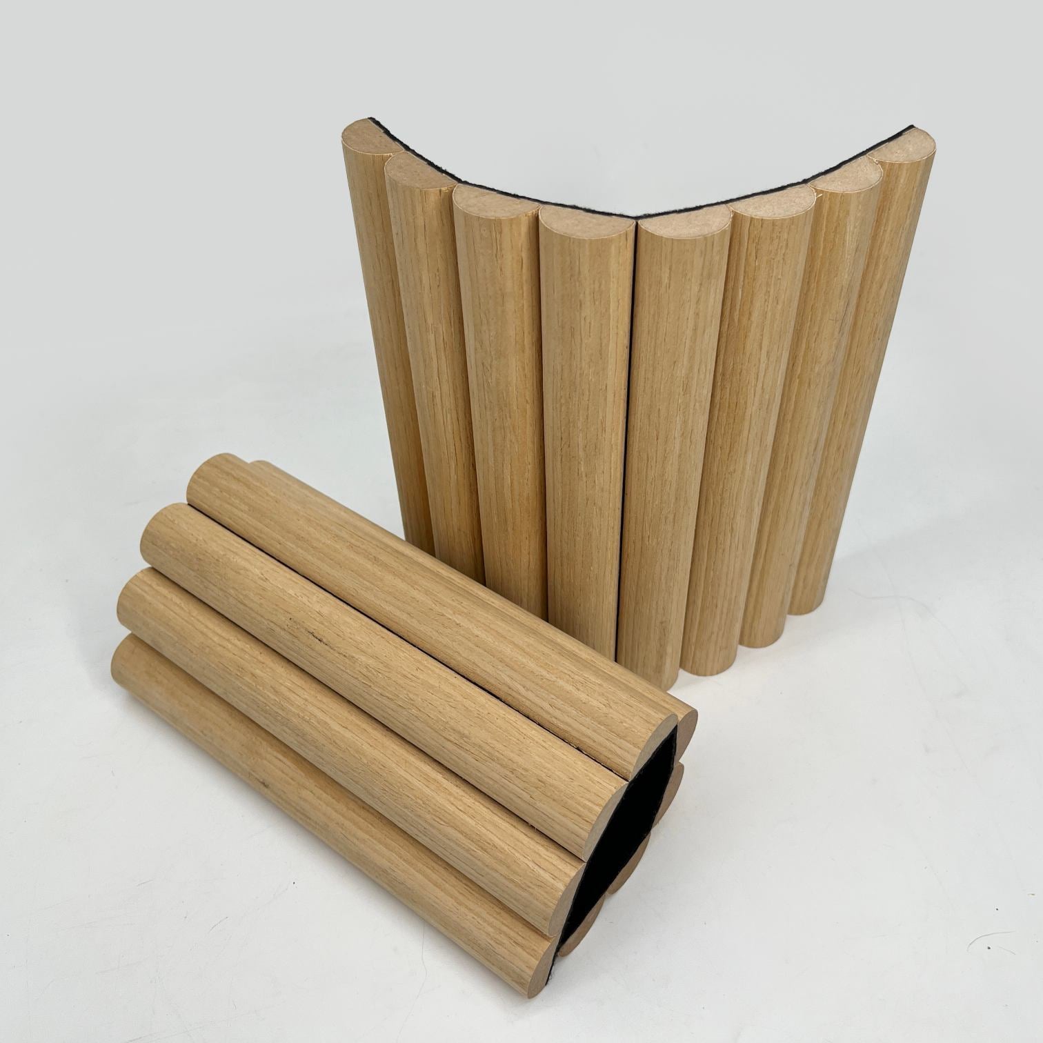 MDF Ljós eik/hringlaga - Mynstur 25-12mm