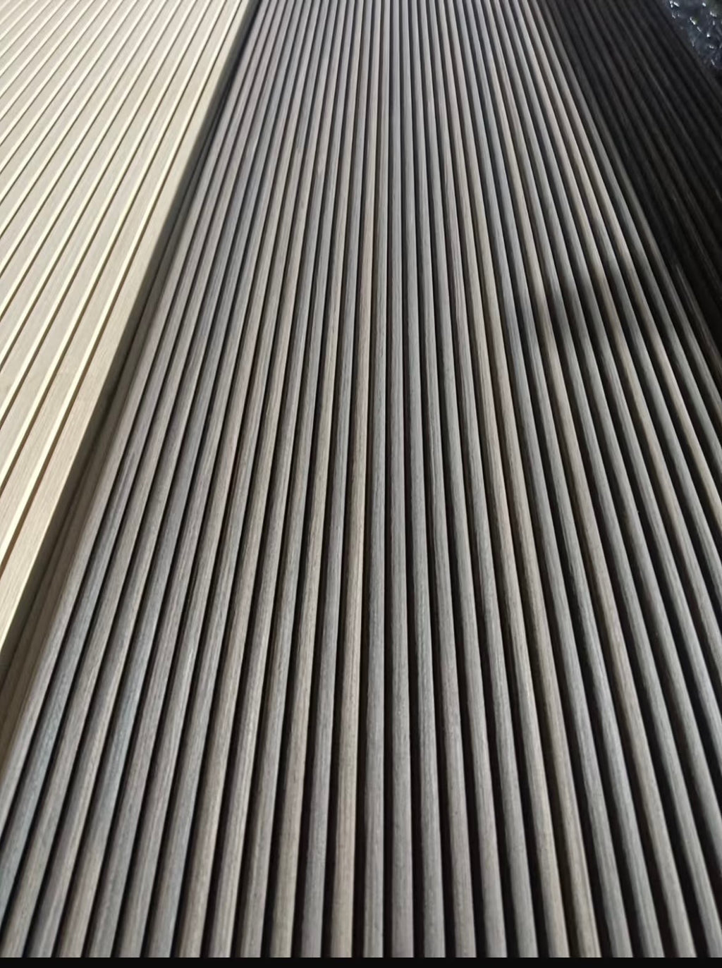 MDF Reykt eik/hringlaga - Mynstur 13-6mm