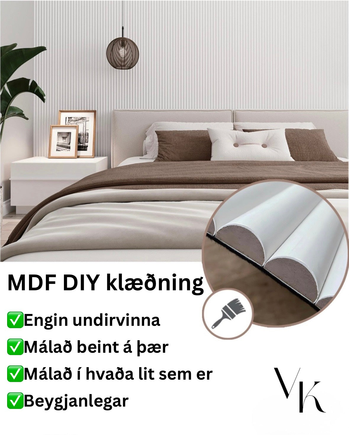 MDF DIY - Klæðning - NÝTT